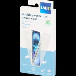 Coque de téléphone double protection Lab31 Apple Transparant | Action FR