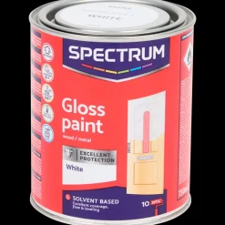 Peinture alkyde haute brillance Spectrum Blanc Blanc 0.75 litre | Action FR