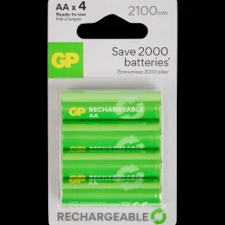 Piles rechargeables GP AA 4 Pièces | Action FR